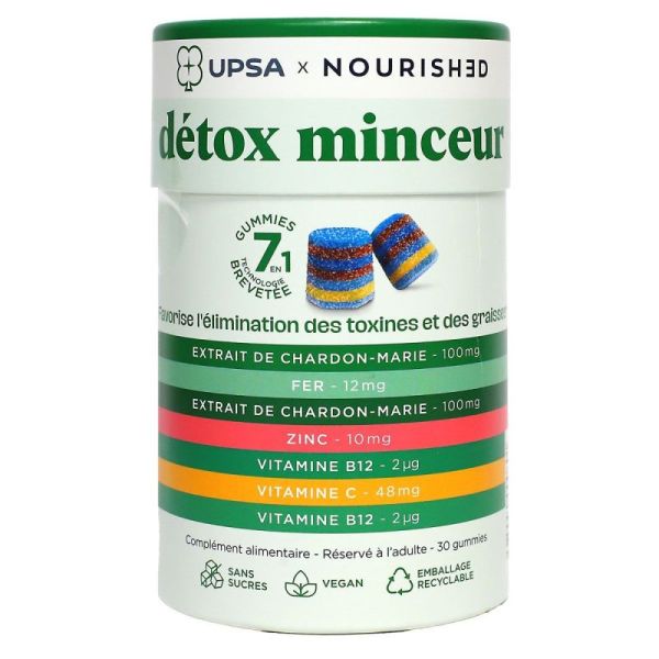 Upsa Gummies 7En1 Detox Minceur 30