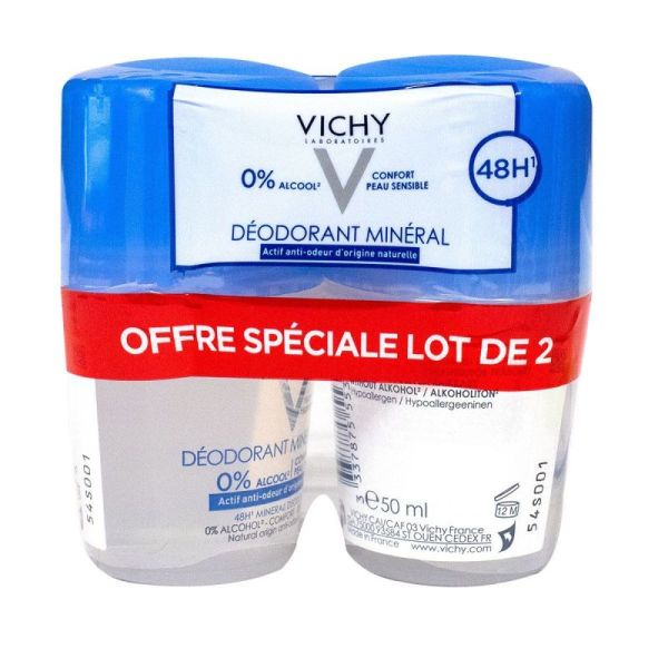 Vichy Deo S/Alu Min 48H Bill50Mlx2