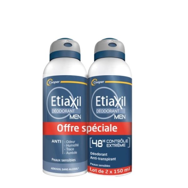 Etiaxil Deo Hom 48H Aero 150Mlx2