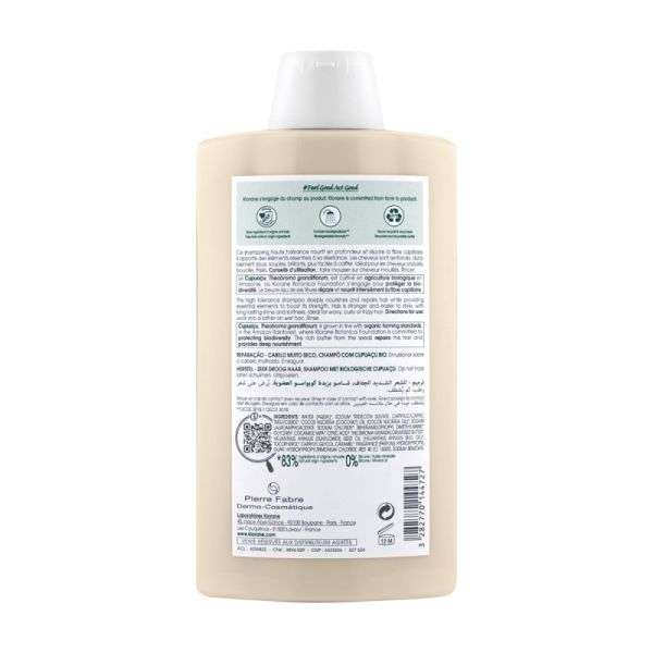 Klorane Shp Reparation Cupuacu Bio 400Ml