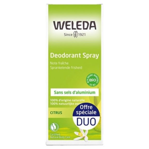 Weleda Duo Deodorant Citrus 2X100Ml