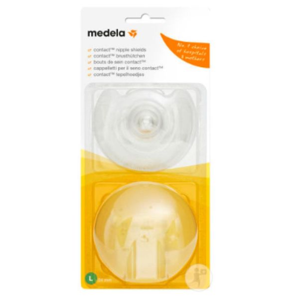 Bout de Sein Medela - Taille M (20mm) - Lot x2 + 1 Boite de Rangement