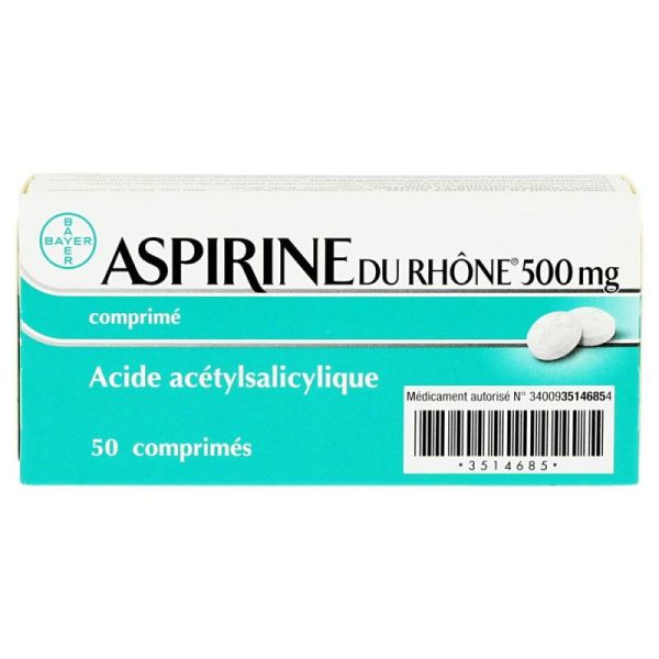 Aspirine 500Mg Rhone Cpr 50: