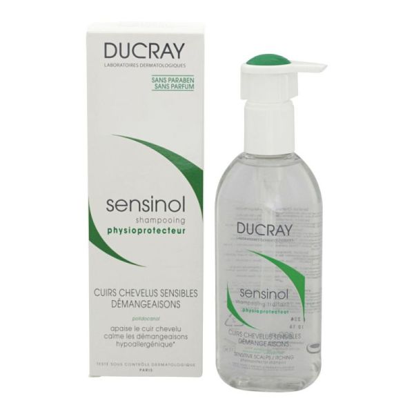 Ducray - Sensinol - Shampooing physioprotecteur anti-démangeaisons Cuir chevelu irrité