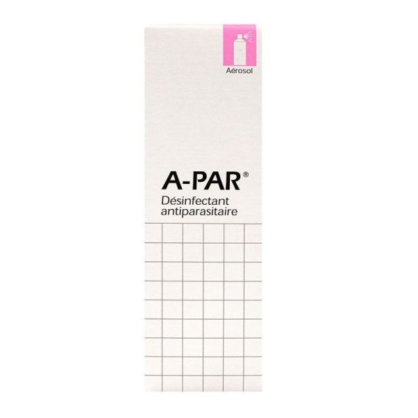 Désinfectant antiparasitaire A-Par aérosol 200ml