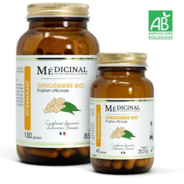 Medicinal Gingembre bio Medicinal (45 gélules)