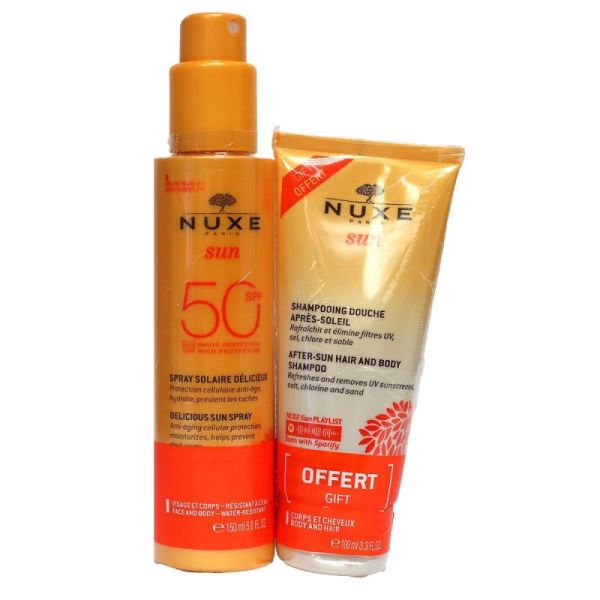 Solaires spray SPF50 150ml + lait fraicheur 100ml