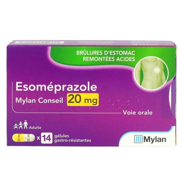 Esomeprazole 20Mg Myl Cons Gel 14