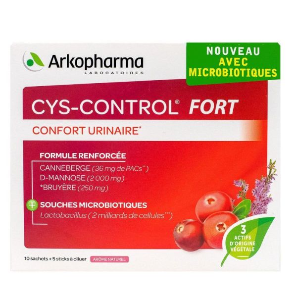 Cys-Control Fort Avec Microbiotiques