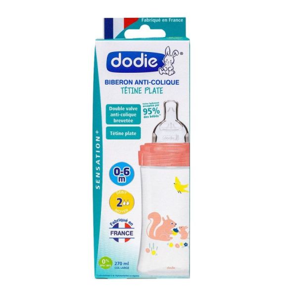 Dodie Bib Sens Ac 270Ml Jardin 0-6M Deb2