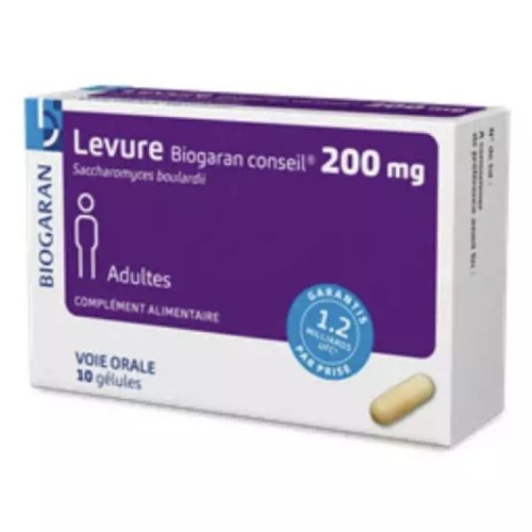 Levure 200mg Biogaran conseil - 10 gélules