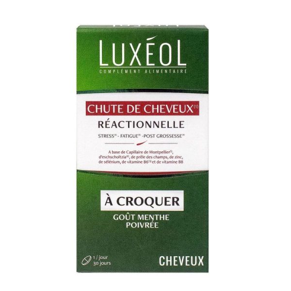 Luxeol Chute Cheveux Redactionnell 30Cpr