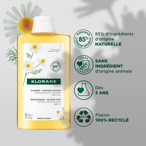 Klorane Shp A La Camomille Bio 200Ml