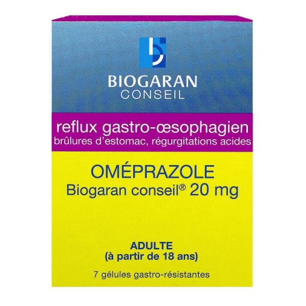 Omeprazole 20Mg Biog Cons Gel 7