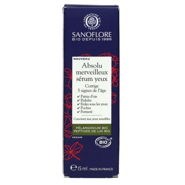 Sanoflore Regard Absolu Merveilleux 15Ml