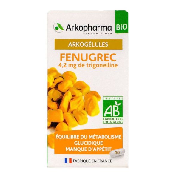 Fenugrec Bio Arkog Gelul 40