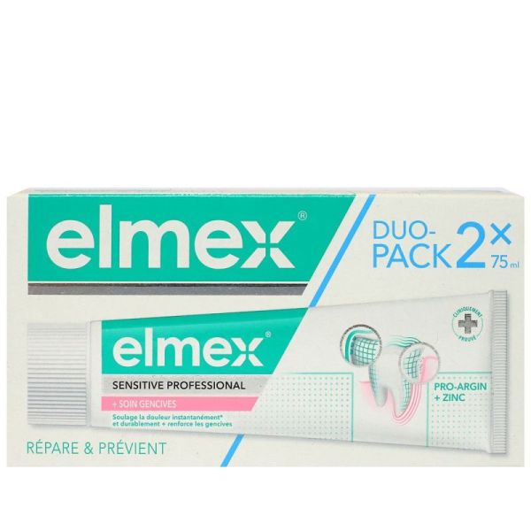 Elmex Sensitve Pro Dent 75Ml X2