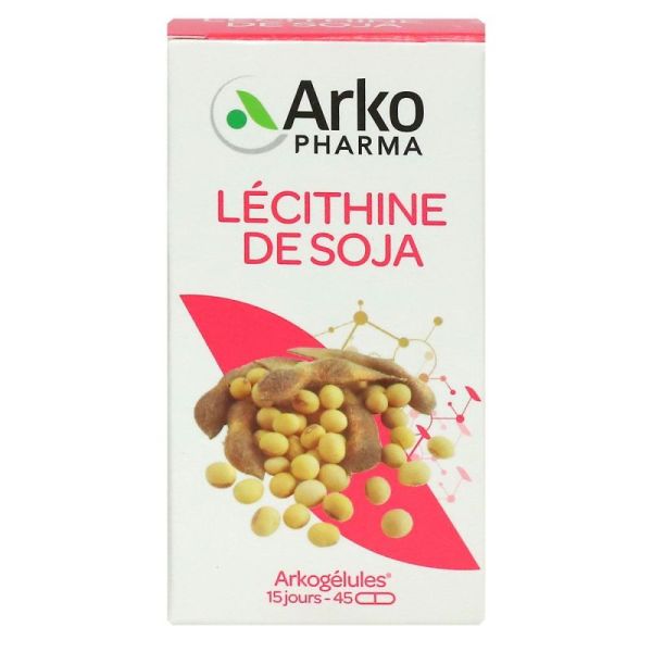 Arkogelules Lecithine De Soja Bio 45Caps