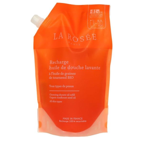 La Rosee Eco recharge Hle Douche Lavante Bio 800Ml