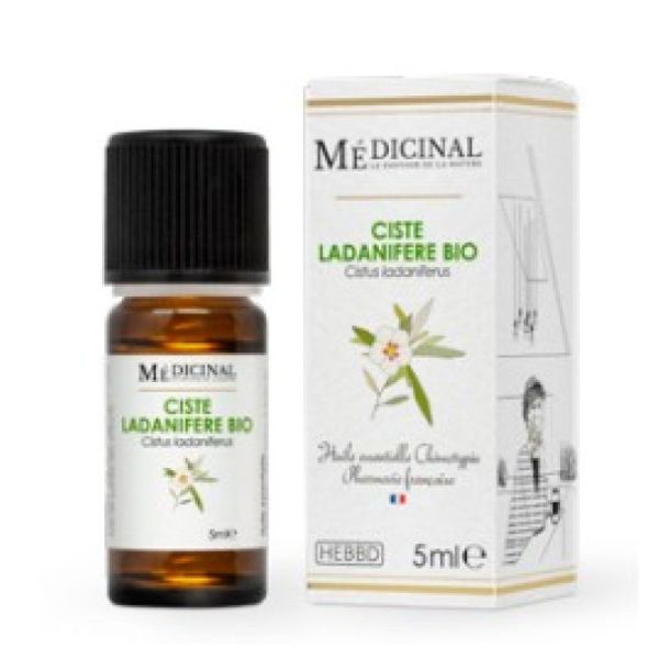 Medicinal huile essentielle de ciste ladanifère bio (5 ml)