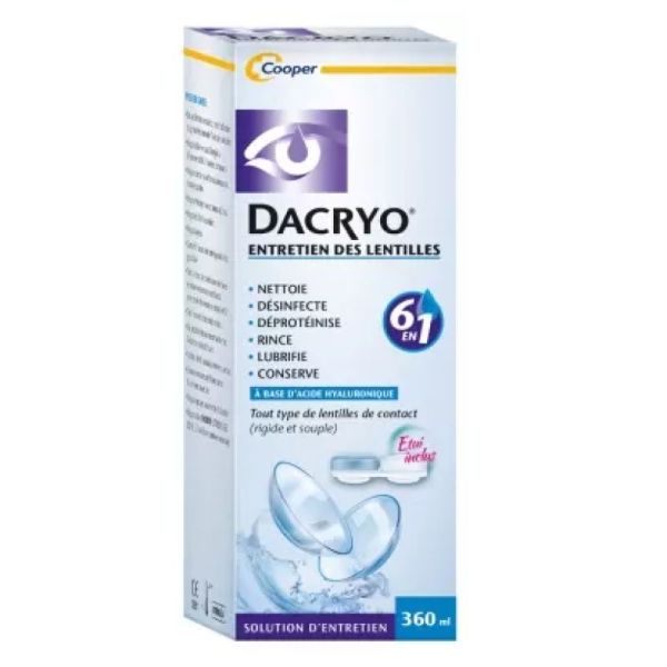 Dacryo Entretien Lentilles 360ml