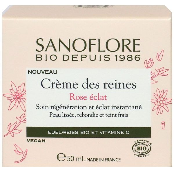 Sanoflore Creme Reines Rose Eclat 50Ml