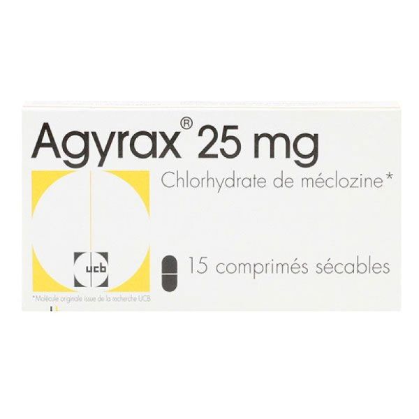 Agyrax 25Mg Cpr Secable 15