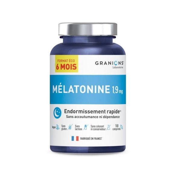 Granions Melatonine 1,9 Mg Pack 6 Mois