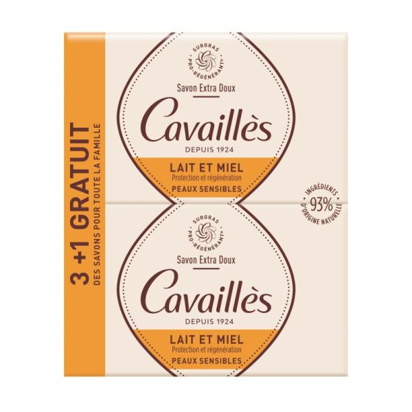 Cavailles Savon Sgr Lait Miel 31