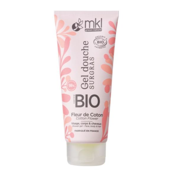 MKL gel douche BIO Fleur de coton 200ml