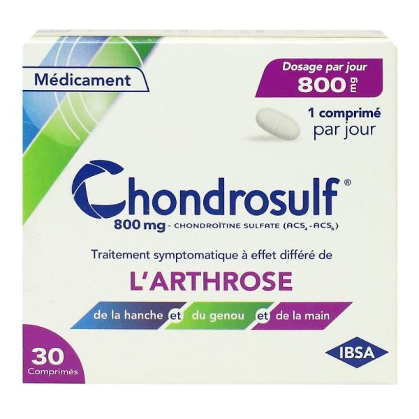 Chondrosulf 800mg 30comprimés