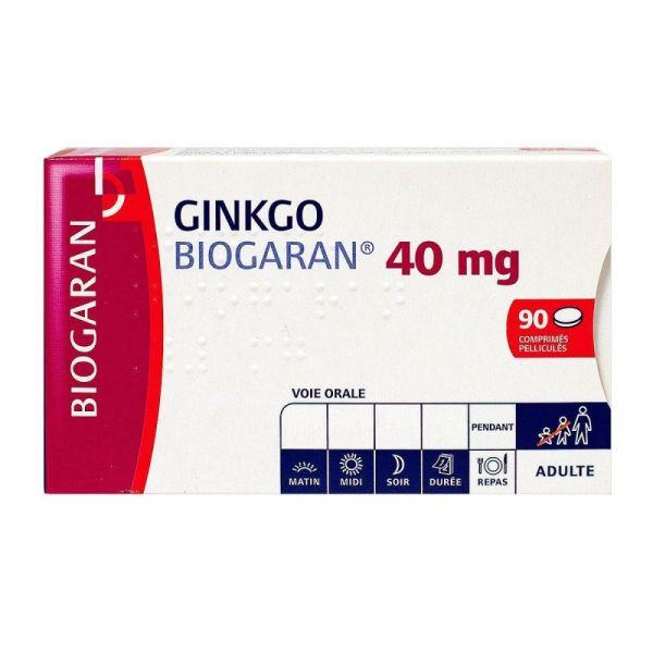 Ginkgo 40Mg Biogaran Cpr 90