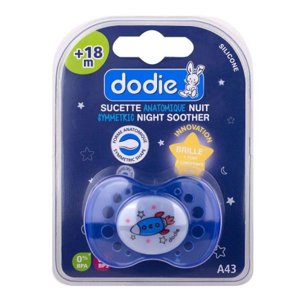 Sucet Dodie Nuit 18M Silic