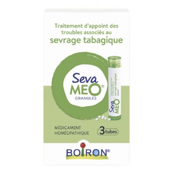 Boiron granules homéopathiques SevaMEO sevrage tabagique (3 tubes)