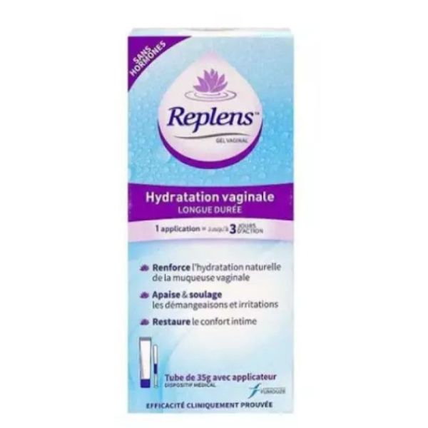 Replens Hydratation Vaginale tube 35g avec applicateur