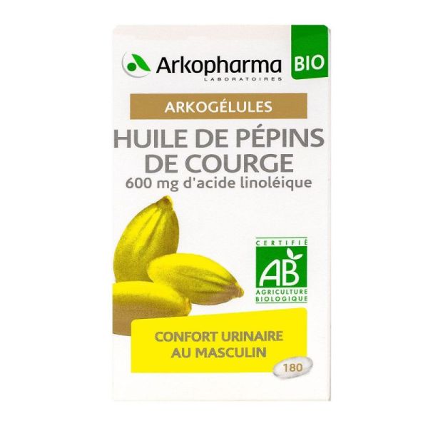 Arkog Huile Pep Courge Bio Caps 180