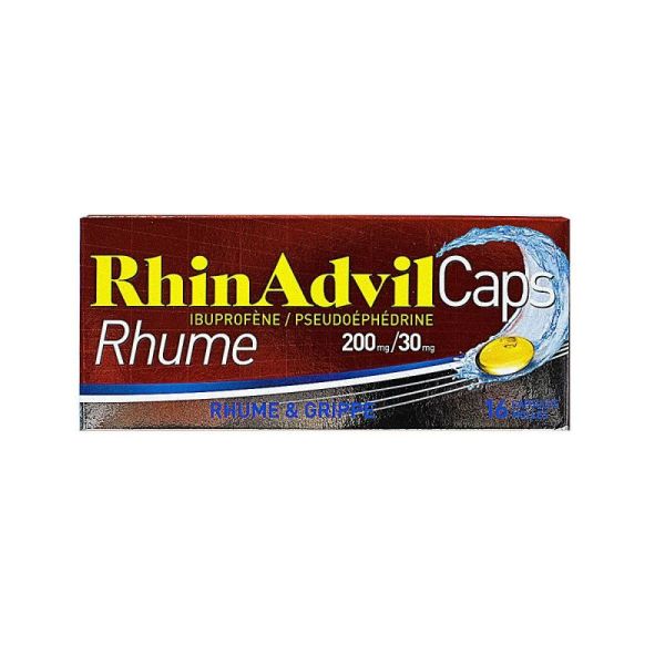 Rhinadvilcaps Rhume Ibu/Pse Cap 16