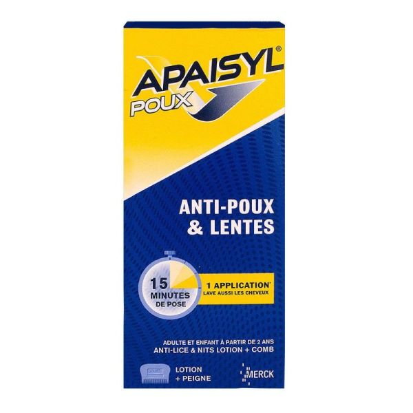 Apaisyl Poux Sh  Peigne 100Ml