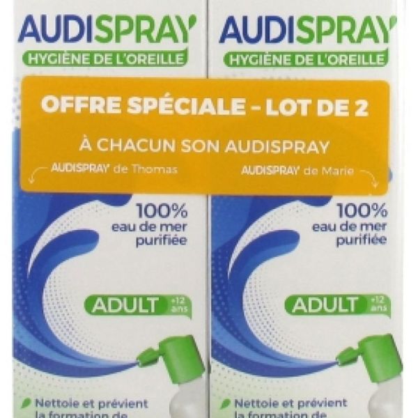 Audispray Adult Fr Lot 2 2X50Ml