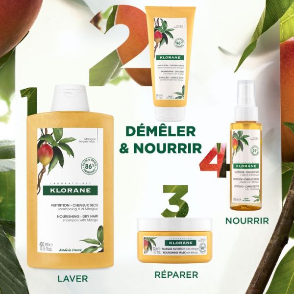 Klorane A-Shp-Baum Nutrit Mangue 200Ml