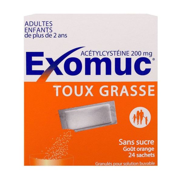 Exomuc 200Mg Sachet 24