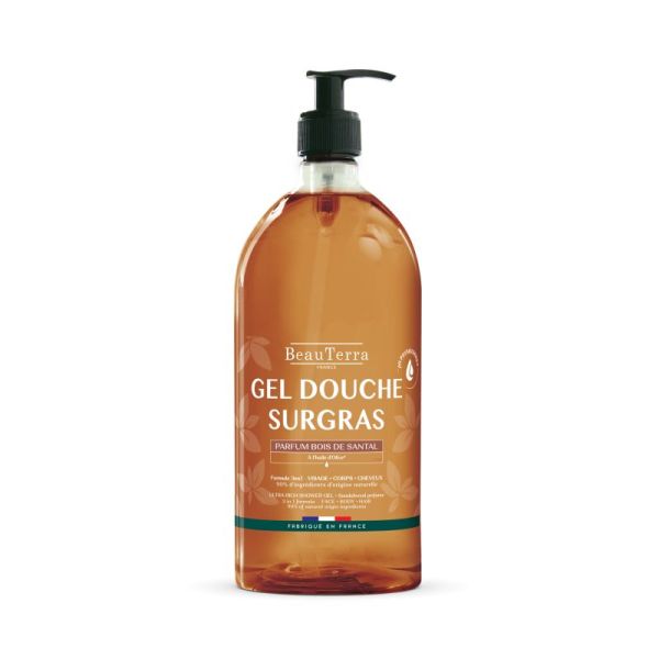 Gel douche surgras bois de santal 1 Litre