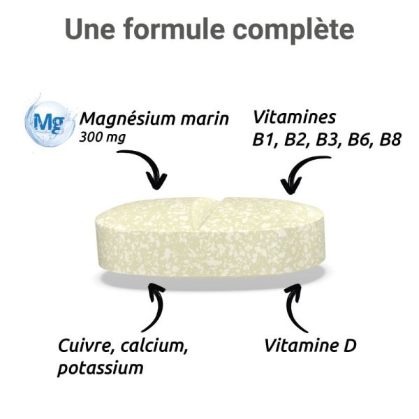 Cramp fatigue musculaire magnésium marin 30 comprimés