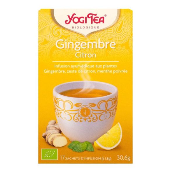 Yogi Tea infusion gingembre citron