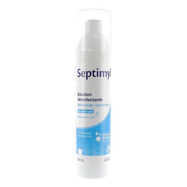 Septimyl solution désinfectante Chlorhexidine aqueuse 0,5% 100ml