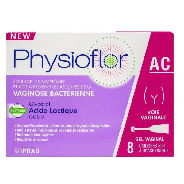 Physioflor Ac Gel Vagin Unid 5Ml 8