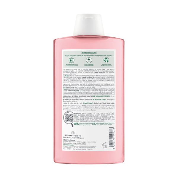 Klorane Sha Pivoine Bio 400Ml