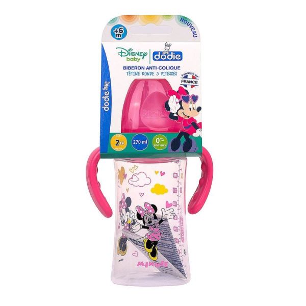 Dod Bib Ini 0-6M 270Ml Minnie Fus