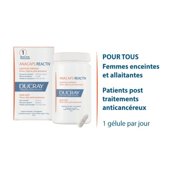 Ducray Anacaps Reactiv Cure 1 Mois