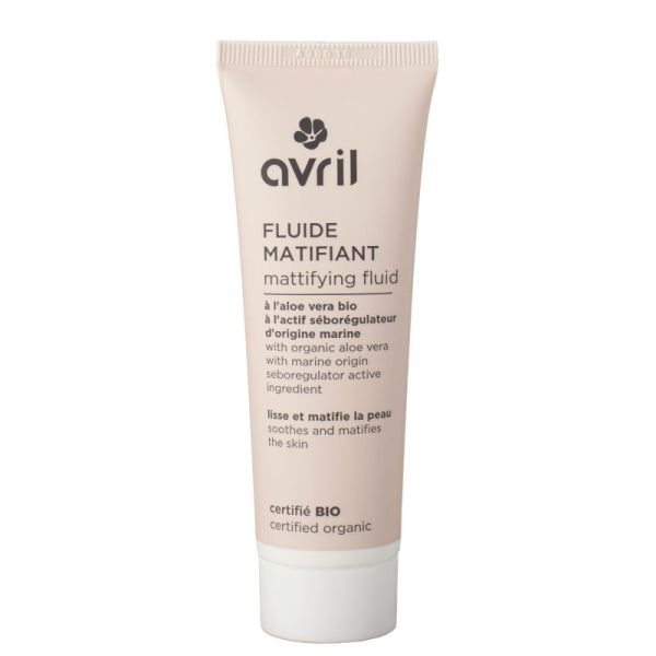 Avril Fluide Matifiant Certifie Bio 50 Ml